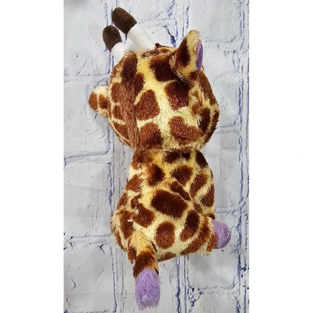 LOT OF 3 Ty Beanie Boos Safari Giraffe Ramsey Lion Zuri Monkey 6